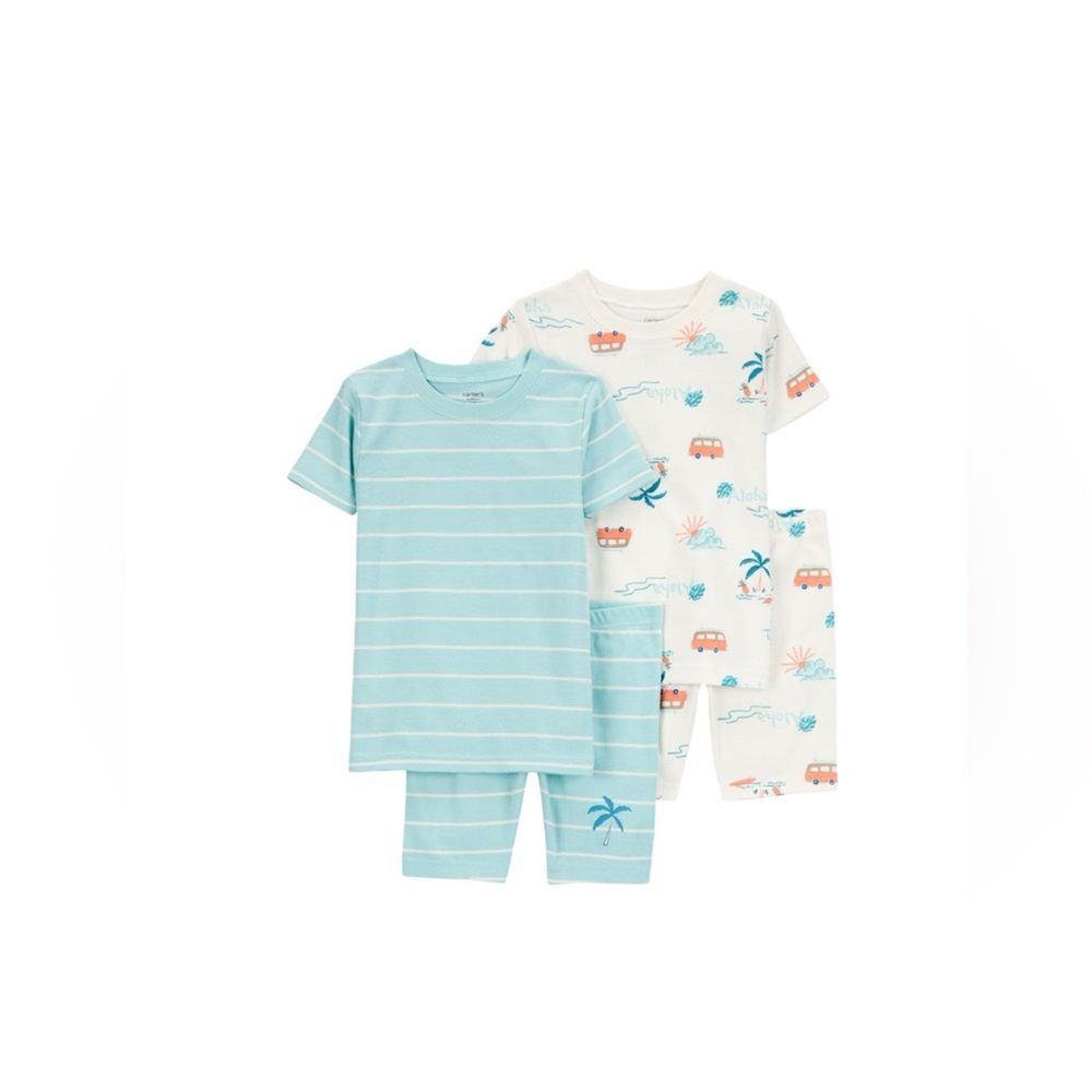 Carter's Toddler Kids Shorts Pajama Summer Sz 18M